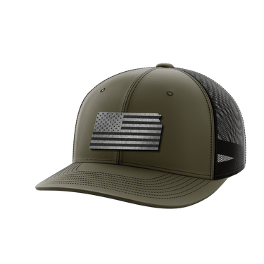 Kansas United Hats Hat Greater Half OD Green/Black Black Leatherette Kansas